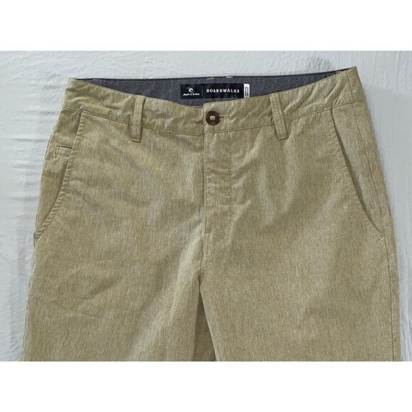 Rip Curl Mirage Boardwalks Lightweight Hybrid Chino Pants. Heather Brown, 32X32 - Picture 6 of 9
